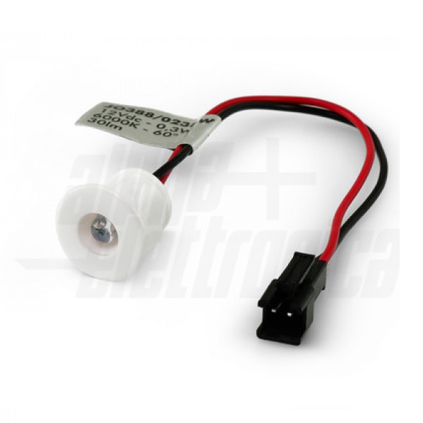Faretto Incasso 0,3w Mini Spot Bianco Luce fredda 30 Lumen